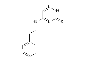 5-(phenethylamino)-2H-1,2,4-triazin-3-one