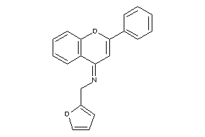 Image of 2-furfuryl-(2-phenylchromen-4-ylidene)amine