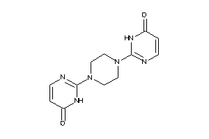 2-[4-(6-keto-1H-pyrimidin-2-yl)piperazino]-1H-pyrimidin-6-one