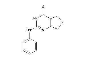 Image of 2-anilino-3,5,6,7-tetrahydrocyclopenta[d]pyrimidin-4-one