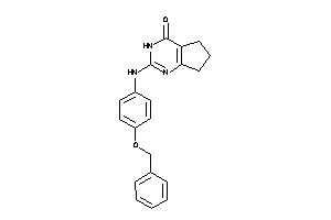 Image of 2-(4-benzoxyanilino)-3,5,6,7-tetrahydrocyclopenta[d]pyrimidin-4-one