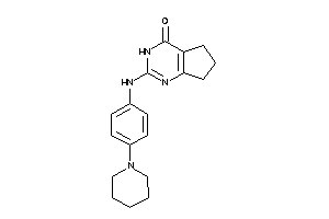 Image of 2-(4-piperidinoanilino)-3,5,6,7-tetrahydrocyclopenta[d]pyrimidin-4-one