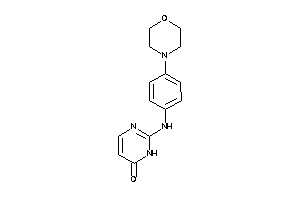 2-(4-morpholinoanilino)-1H-pyrimidin-6-one