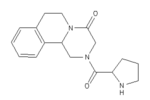 Image of 2-prolyl-3,6,7,11b-tetrahydro-1H-pyrazino[2,1-a]isoquinolin-4-one