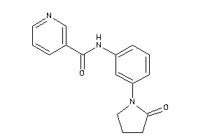 N-[3-(2-ketopyrrolidino)phenyl]nicotinamide