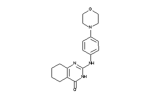 2-(4-morpholinoanilino)-5,6,7,8-tetrahydro-3H-quinazolin-4-one