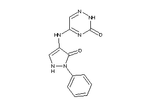 5-[(5-keto-1-phenyl-3-pyrazolin-4-yl)amino]-2H-1,2,4-triazin-3-one