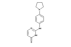 2-(4-pyrrolidinoanilino)-1H-pyrimidin-6-one