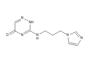 3-(3-imidazol-1-ylpropylamino)-2H-1,2,4-triazin-5-one
