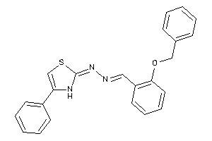 (2-benzoxybenzylidene)-[(4-phenyl-4-thiazolin-2-ylidene)amino]amine