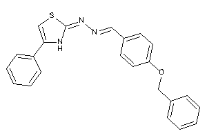 (4-benzoxybenzylidene)-[(4-phenyl-4-thiazolin-2-ylidene)amino]amine