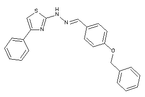 Image of [(4-benzoxybenzylidene)amino]-(4-phenylthiazol-2-yl)amine