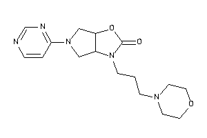 3-(3-morpholinopropyl)-5-(4-pyrimidyl)-3a,4,6,6a-tetrahydropyrrolo[3,4-d]oxazol-2-one