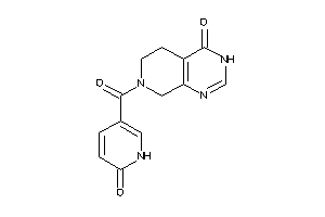 7-(6-keto-1H-pyridine-3-carbonyl)-3,5,6,8-tetrahydropyrido[3,4-d]pyrimidin-4-one