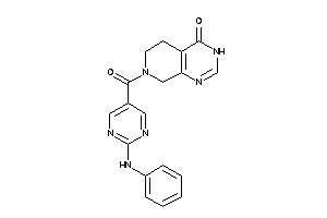 7-(2-anilinopyrimidine-5-carbonyl)-3,5,6,8-tetrahydropyrido[3,4-d]pyrimidin-4-one