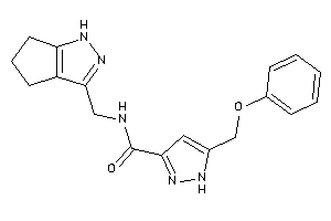 5-(phenoxymethyl)-N-(1,4,5,6-tetrahydrocyclopenta[c]pyrazol-3-ylmethyl)-1H-pyrazole-3-carboxamide