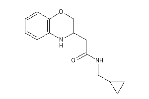 N-(cyclopropylmethyl)-2-(3,4-dihydro-2H-1,4-benzoxazin-3-yl)acetamide
