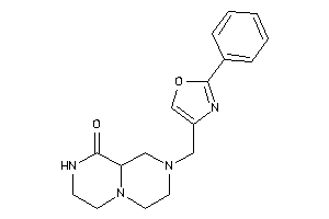 2-[(2-phenyloxazol-4-yl)methyl]-3,4,6,7,8,9a-hexahydro-1H-pyrazino[1,2-a]pyrazin-9-one