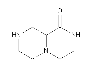 1,2,3,4,6,7,8,9a-octahydropyrazino[1,2-a]pyrazin-9-one