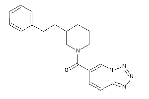 (3-phenethylpiperidino)-(tetrazolo[1,5-a]pyridin-6-yl)methanone