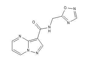 N-(1,2,4-oxadiazol-5-ylmethyl)pyrazolo[1,5-a]pyrimidine-3-carboxamide