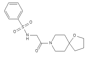 N-[2-keto-2-(1-oxa-8-azaspiro[4.5]decan-8-yl)ethyl]benzenesulfonamide