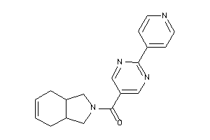 1,3,3a,4,7,7a-hexahydroisoindol-2-yl-[2-(4-pyridyl)pyrimidin-5-yl]methanone