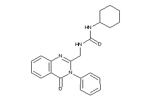 1-cyclohexyl-3-[(4-keto-3-phenyl-quinazolin-2-yl)methyl]urea