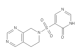 5-(6,8-dihydro-5H-pyrido[3,4-d]pyrimidin-7-ylsulfonyl)-1H-pyrimidin-6-one