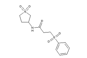 3-besyl-N-(1,1-diketothiolan-3-yl)propionamide