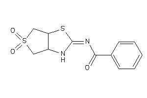 Image of N-(5,5-diketo-3a,4,6,6a-tetrahydro-3H-thieno[3,4-d]thiazol-2-ylidene)benzamide