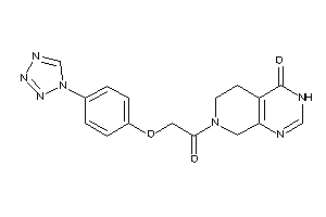 7-[2-[4-(tetrazol-1-yl)phenoxy]acetyl]-3,5,6,8-tetrahydropyrido[3,4-d]pyrimidin-4-one