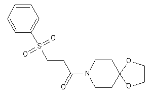 3-besyl-1-(1,4-dioxa-8-azaspiro[4.5]decan-8-yl)propan-1-one