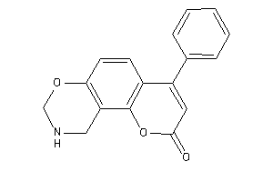 4-phenyl-9,10-dihydro-8H-pyrano[2,3-f][1,3]benzoxazin-2-one