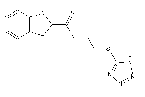 N-[2-(1H-tetrazol-5-ylthio)ethyl]indoline-2-carboxamide