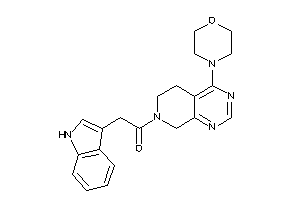 2-(1H-indol-3-yl)-1-(4-morpholino-6,8-dihydro-5H-pyrido[3,4-d]pyrimidin-7-yl)ethanone