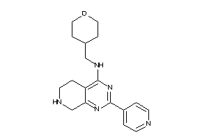 [2-(4-pyridyl)-5,6,7,8-tetrahydropyrido[3,4-d]pyrimidin-4-yl]-(tetrahydropyran-4-ylmethyl)amine