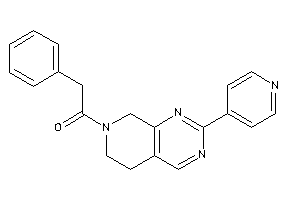 2-phenyl-1-[2-(4-pyridyl)-6,8-dihydro-5H-pyrido[3,4-d]pyrimidin-7-yl]ethanone