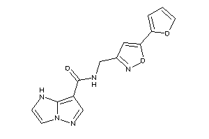Image of N-[[5-(2-furyl)isoxazol-3-yl]methyl]-1H-pyrazolo[1,5-a]imidazole-7-carboxamide