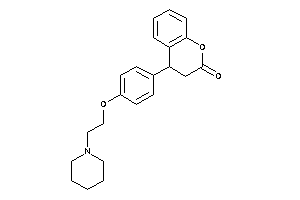 4-[4-(2-piperidinoethoxy)phenyl]chroman-2-one