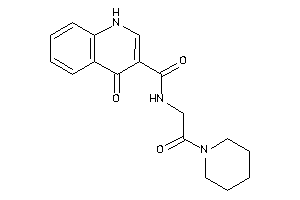 4-keto-N-(2-keto-2-piperidino-ethyl)-1H-quinoline-3-carboxamide