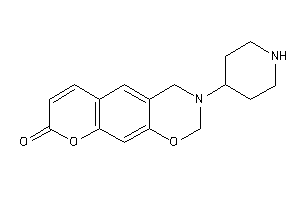 Image of 3-(4-piperidyl)-2,4-dihydropyrano[3,2-g][1,3]benzoxazin-8-one
