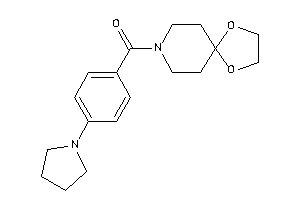 1,4-dioxa-8-azaspiro[4.5]decan-8-yl-(4-pyrrolidinophenyl)methanone