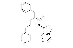 2-benzyl-N-indan-1-yl-5-piperazino-valeramide