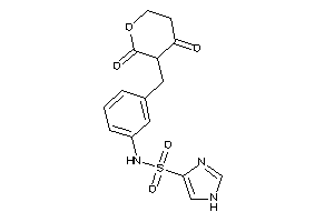 N-[3-[(2,4-diketotetrahydropyran-3-yl)methyl]phenyl]-1H-imidazole-4-sulfonamide