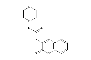 Image of 2-(2-ketochromen-3-yl)-N-morpholino-acetamide