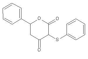 6-phenyl-3-(phenylthio)tetrahydropyran-2,4-quinone
