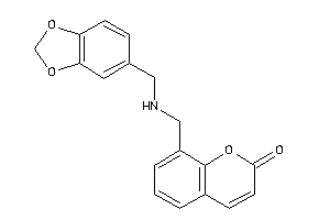 Image of 8-[(piperonylamino)methyl]coumarin