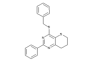 4-(benzylthio)-2-phenyl-7,8-dihydro-6H-thiopyrano[3,2-d]pyrimidine