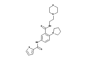 N-[3-(2-morpholinoethylcarbamoyl)-4-pyrrolidino-phenyl]thiophene-2-carboxamide